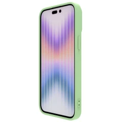 Apple iPhone 14 Pro Max case green Nillkin CamShield Silky Silicon