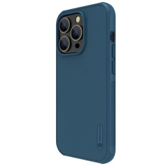 Apple iPhone 14 Pro Max case blue Nillkin Super Frosted Shield Magnetic