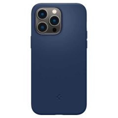Apple iPhone 14 Pro Max case blue SPIGEN SILICONE FIT MAG MAGSAFE