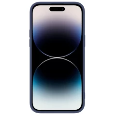 Apple iPhone 14 Pro Max case blue Nillkin CamShield Silky Magnetic Silicon