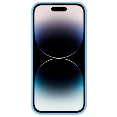 Apple iPhone 14 Pro Max case blue Nillkin CamShield Silky Magnetic Silicone