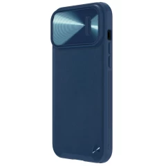Apple iPhone 14 Pro Max case blue NILLKIN CAMSHIELD LEATHER S MAGNETIC