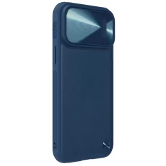 Apple iPhone 14 Pro Max case blue NILLKIN CAMSHIELD LEATHER S MAGNETIC