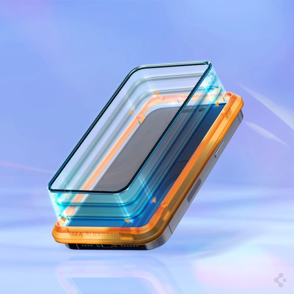 Apple iPhone 14 Pro skärmskydd  SPIGEN ALM GLASS FC (2-pack)