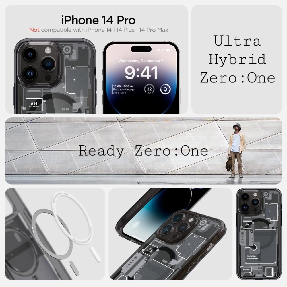 Apple iPhone 14 Pro ümbris  SPIGEN ULTRA HYBRID MAG MAGSAFE