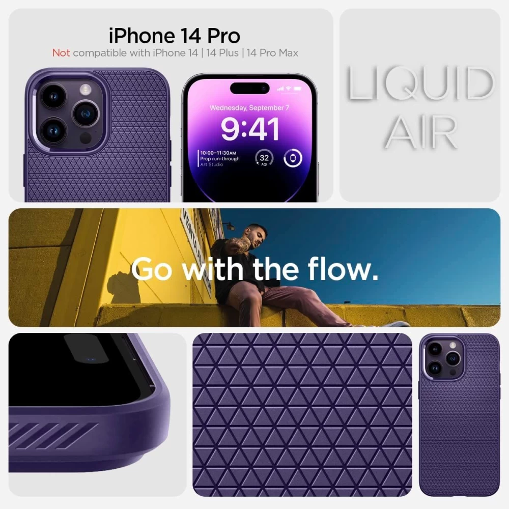 Apple iPhone 14 Pro ümbris  SPIGEN LIQUID AIR