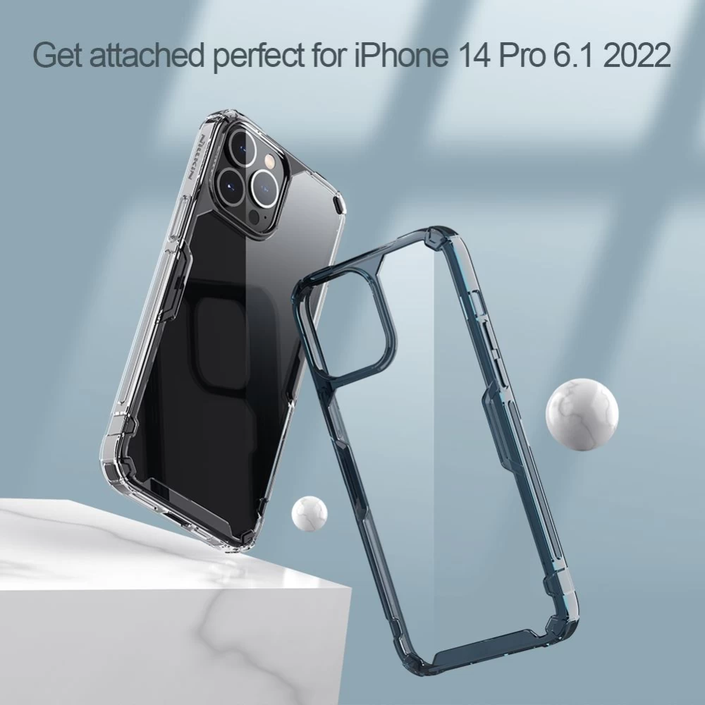 Apple iPhone 14 Pro dėklas skaidrus Nillkin TPU 