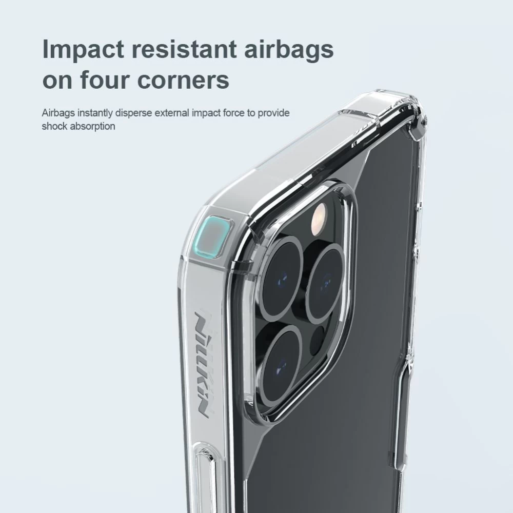Apple iPhone 14 Pro dėklas skaidrus Nillkin TPU 