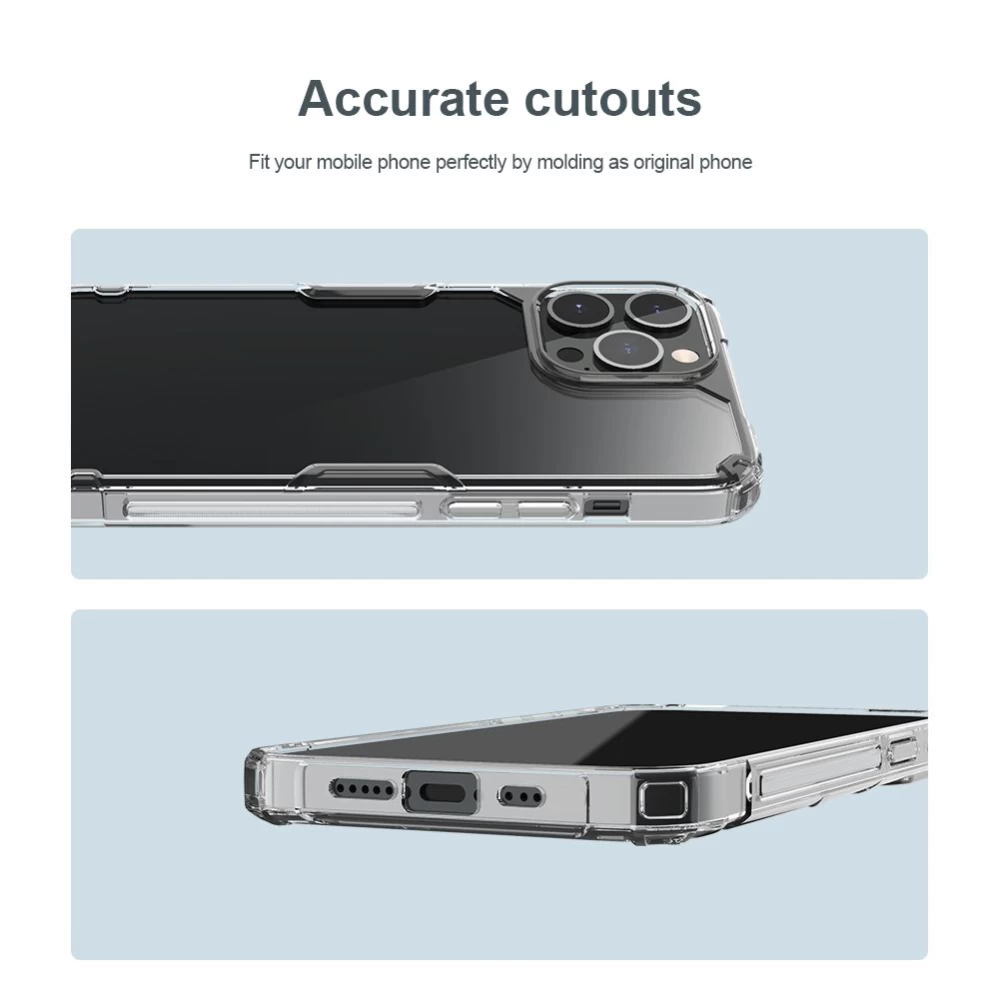 Apple iPhone 14 Pro dėklas skaidrus Nillkin TPU 