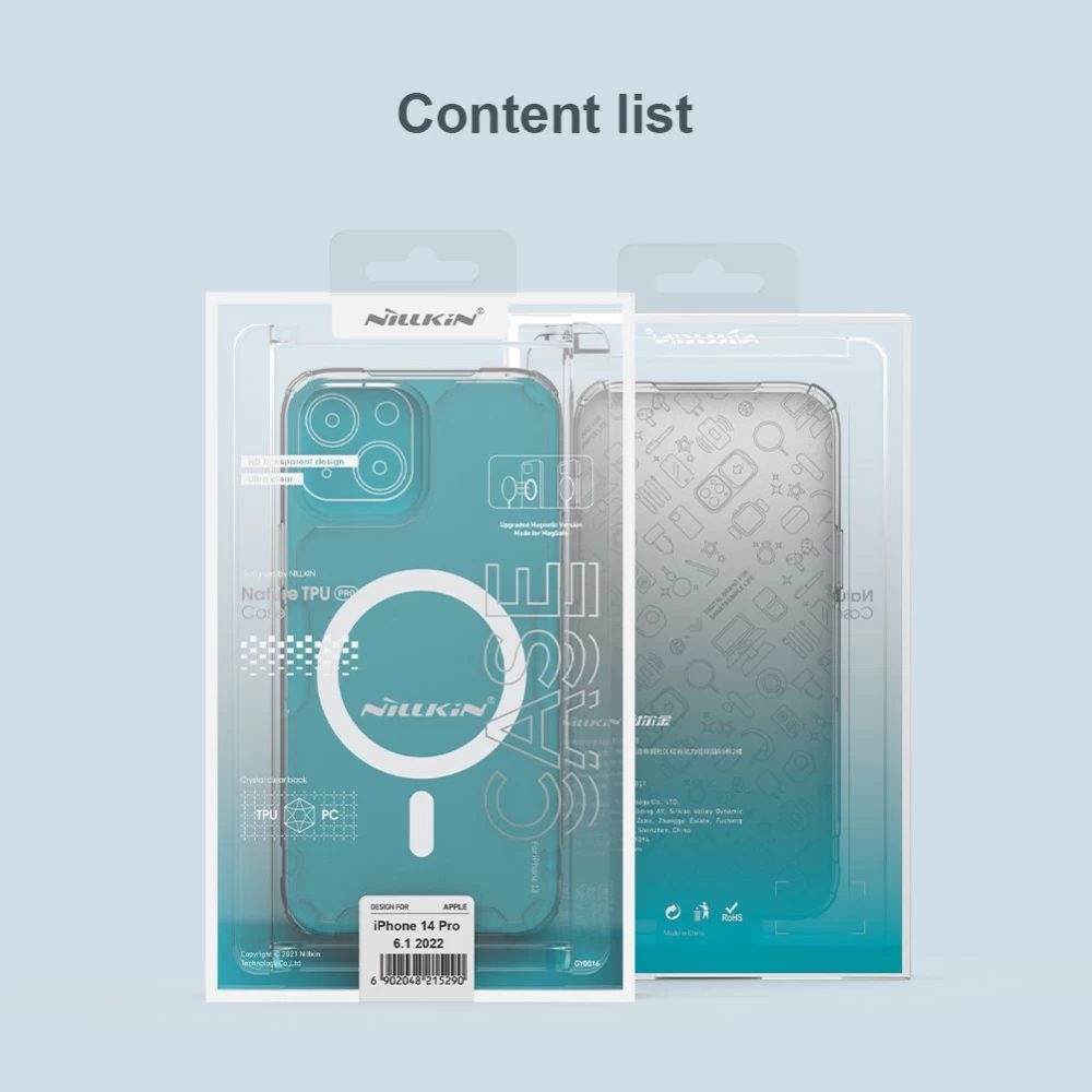 Apple iPhone 14 Pro ümbris läbipaistev Nillkin TPU Magnetic