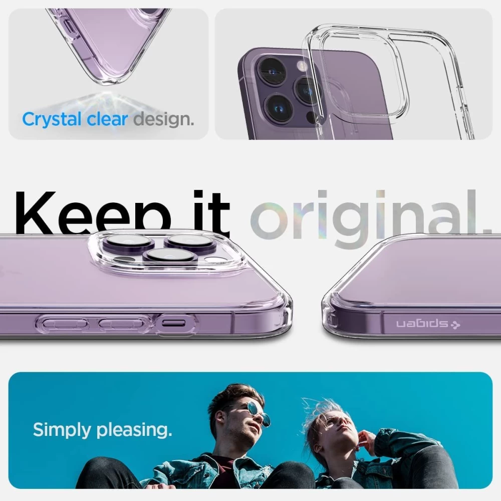 Apple iPhone 14 Pro ümbris läbipaistev SPIGEN QUARTZ HYBRID