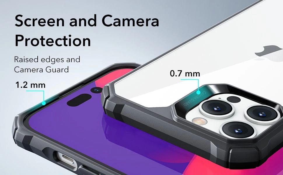 Apple iPhone 14 Pro ümbris läbipaistev hall ESR AIR ARMOR