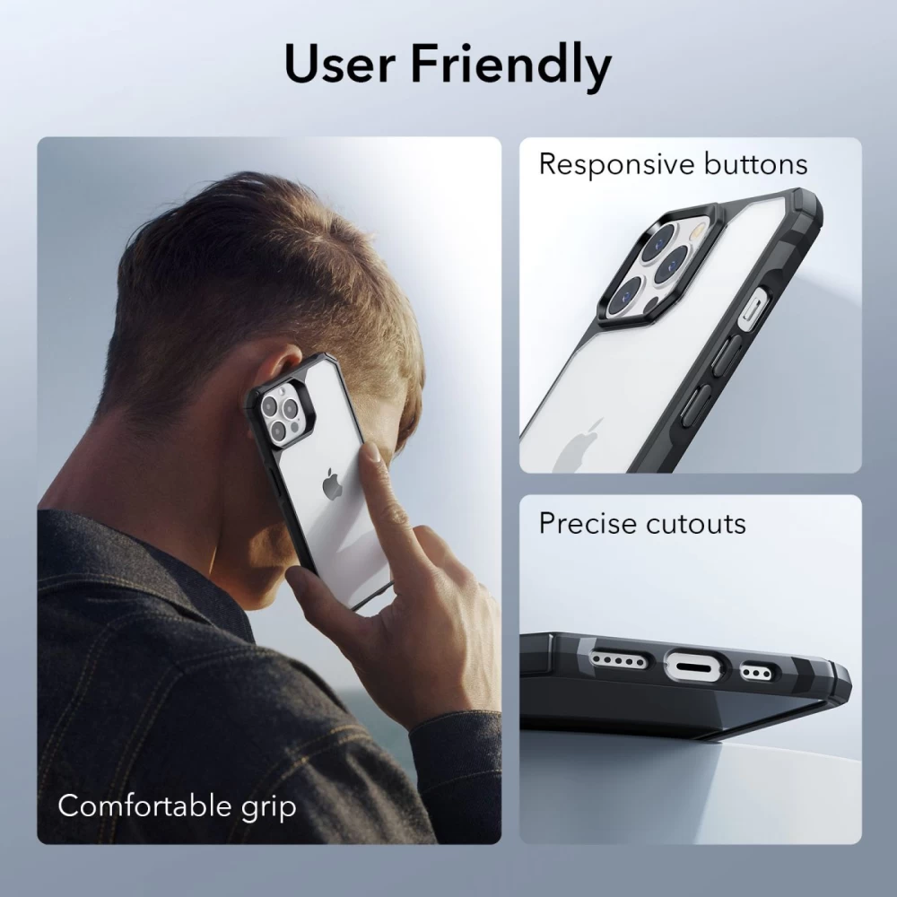 Apple iPhone 14 Pro ümbris läbipaistev hall ESR AIR ARMOR