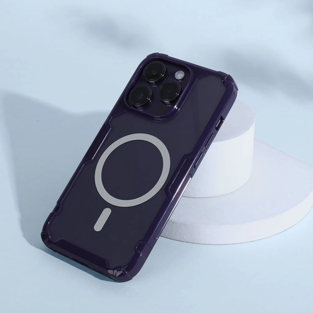 Apple iPhone 14 Pro ümbris läbipaistev-roosa Nillkin TPU Magnetic