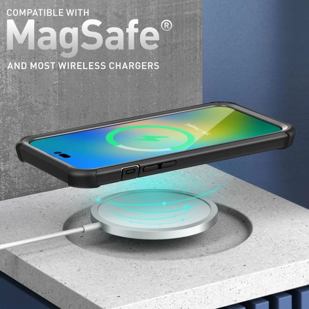 Apple iPhone 14 Pro ümbris must SUPCASE IBLSN ARES MAG MAGSAFE