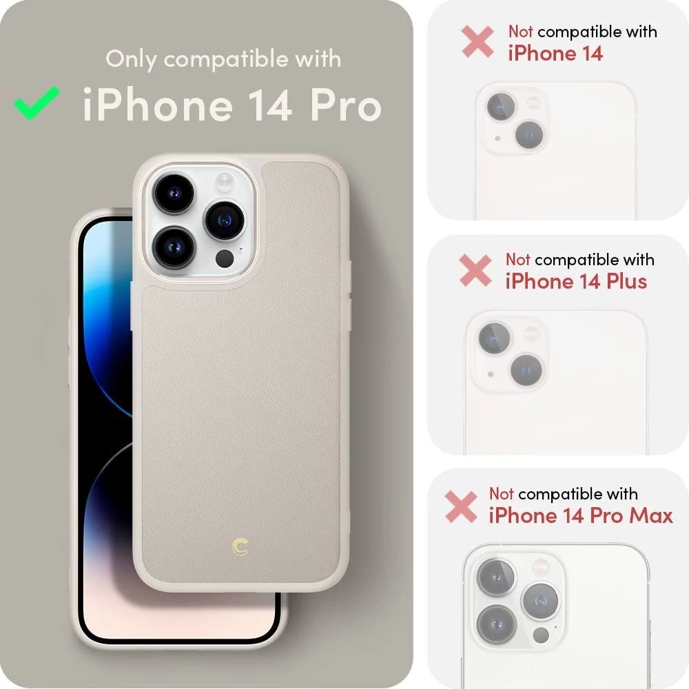 Apple iPhone 14 Pro dėklas baltas SPIGEN CYRILL KAJUK MAG MAGSAFE