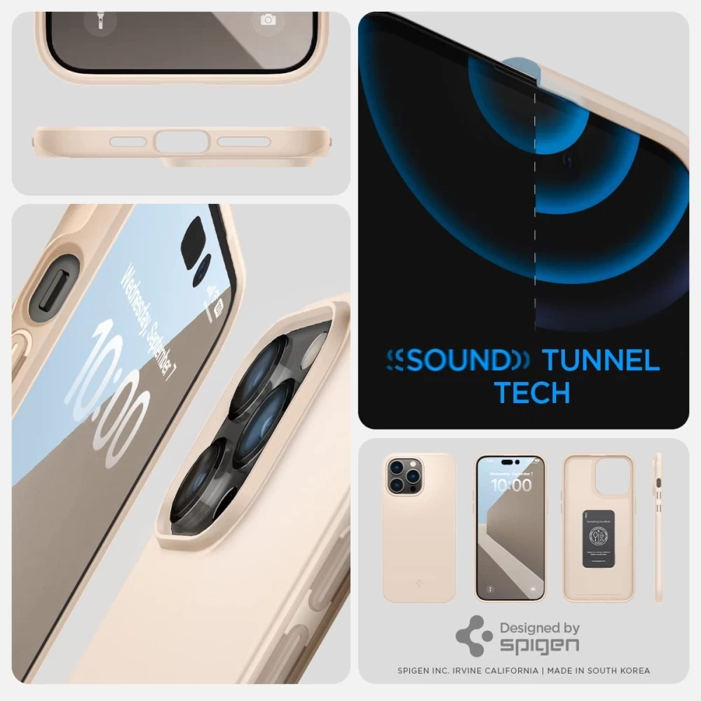 Apple iPhone 14 Pro case ivory white SPIGEN THIN FIT