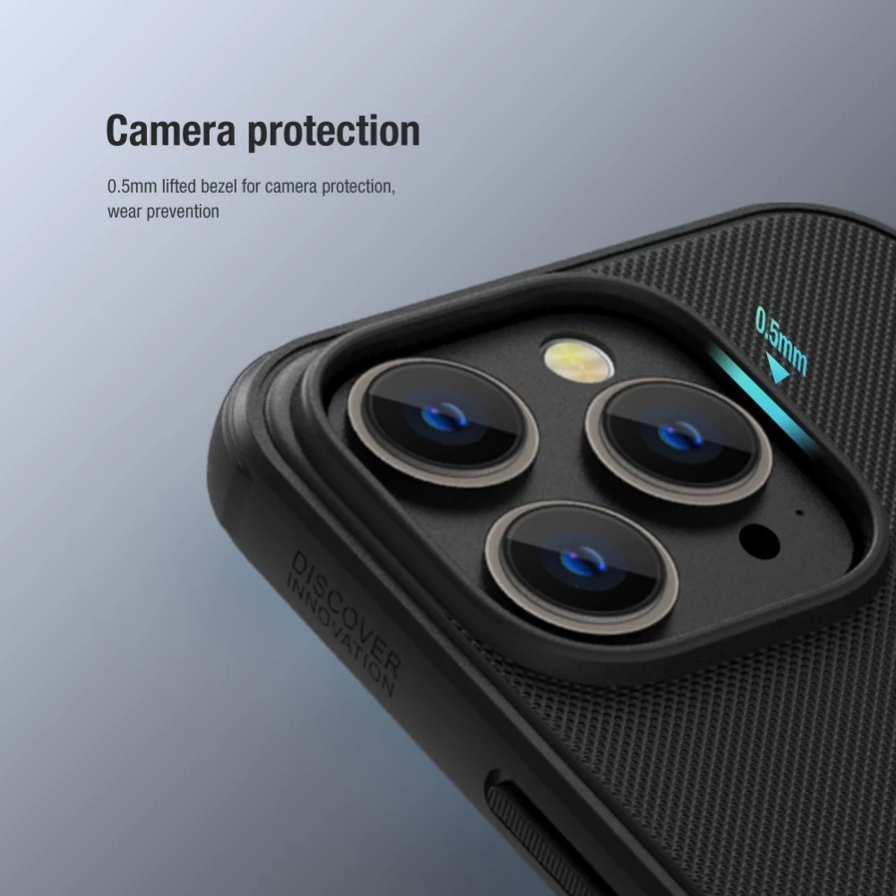 Apple iPhone 14 Pro ümbris sinine Nillkin Super Frosted Shield Magnetic
