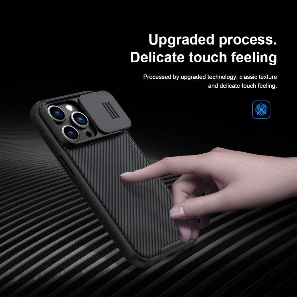 Apple iPhone 14 Pro чехол синий Nillkin CamShield