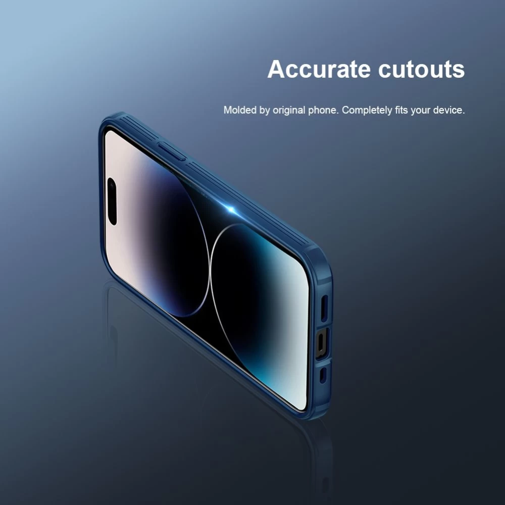 Apple iPhone 14 Pro ümbris sinine Nillkin CamShield Magnetic