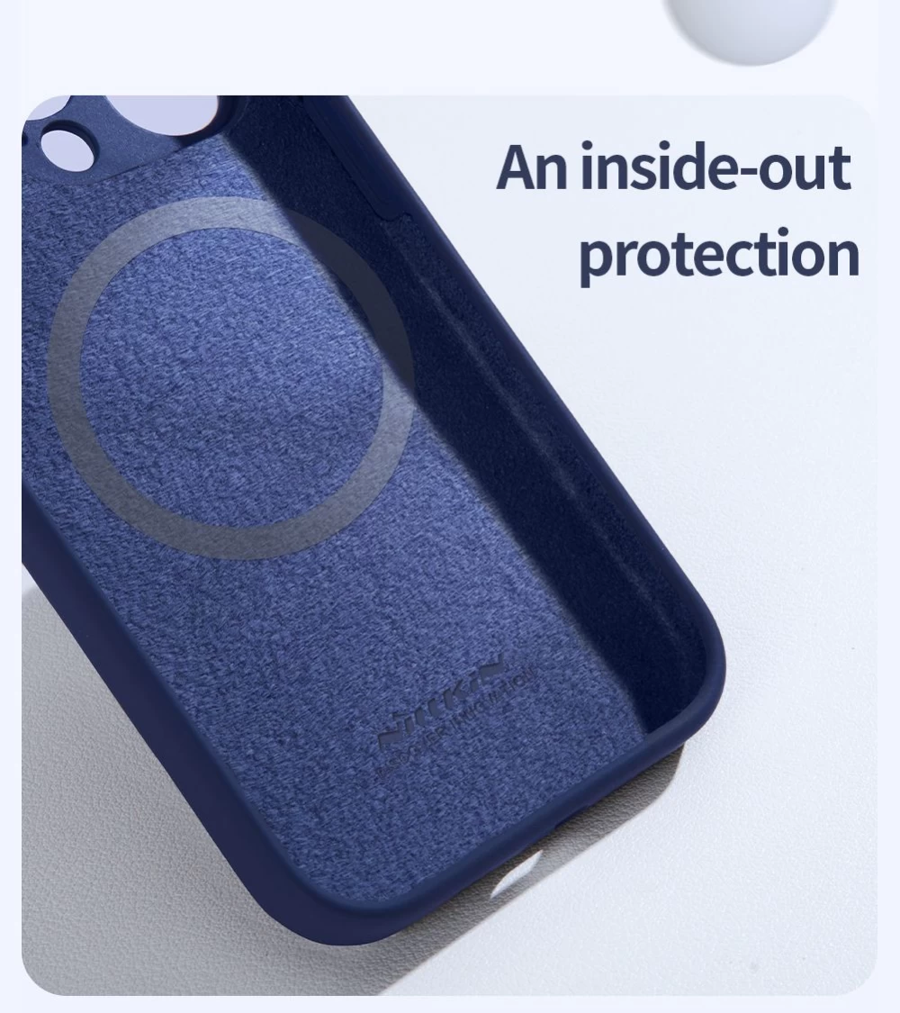 Apple iPhone 14 Pro ümbris sinine NILLKIN LENSWING MAGNETIC