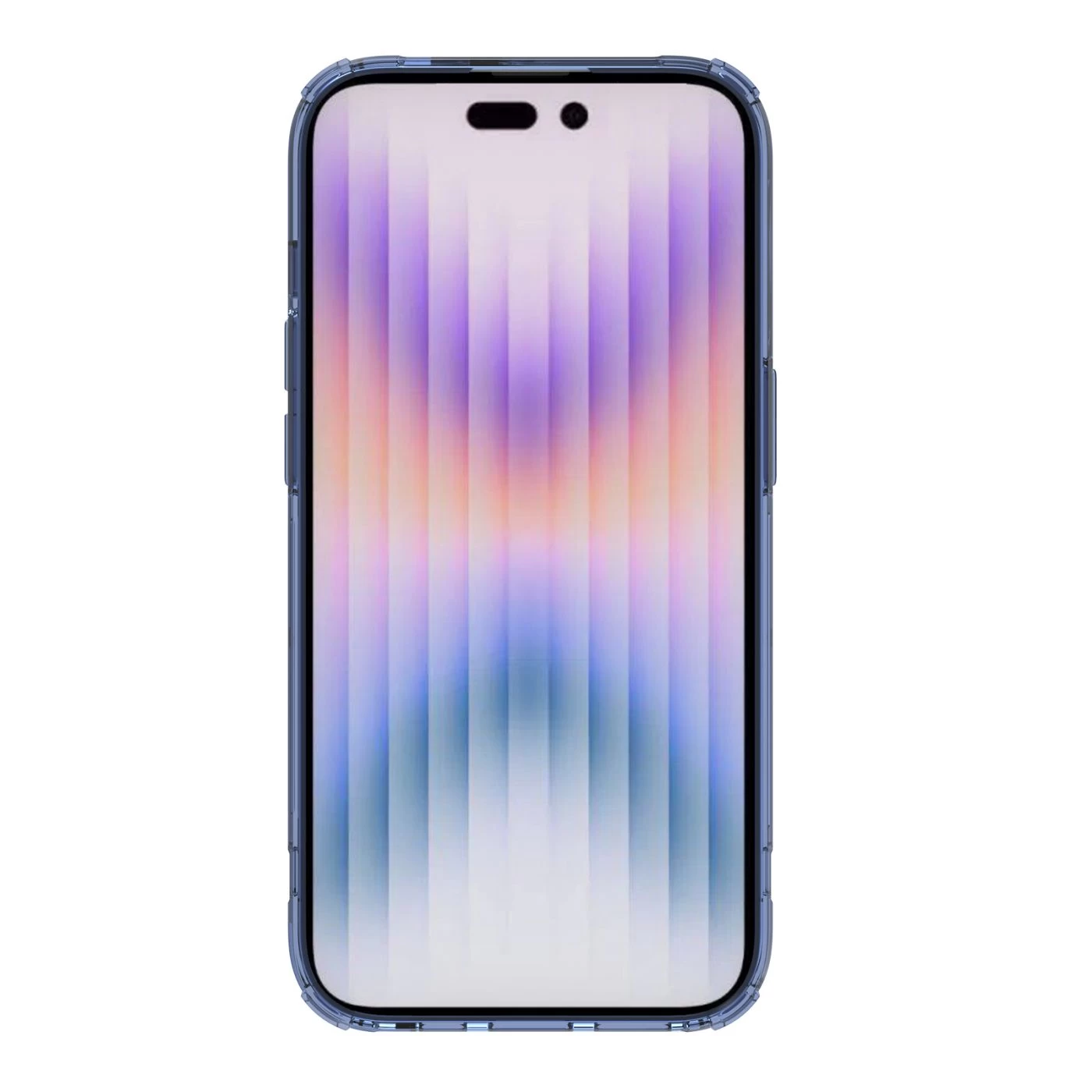 Apple iPhone 14 Pro dėklas skaidrus mėlynas Nillkin TPU