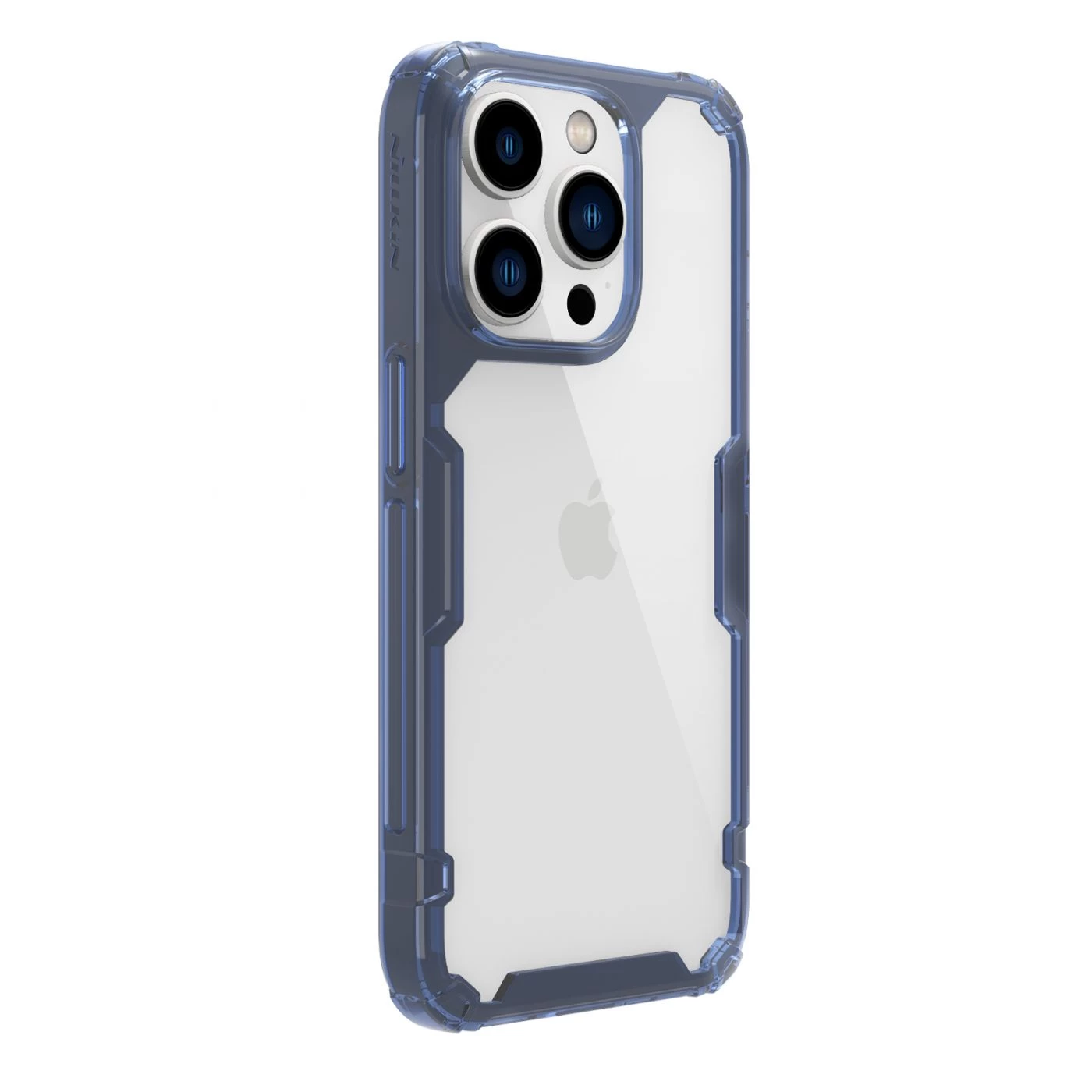 Apple iPhone 14 Pro dėklas skaidrus mėlynas Nillkin TPU