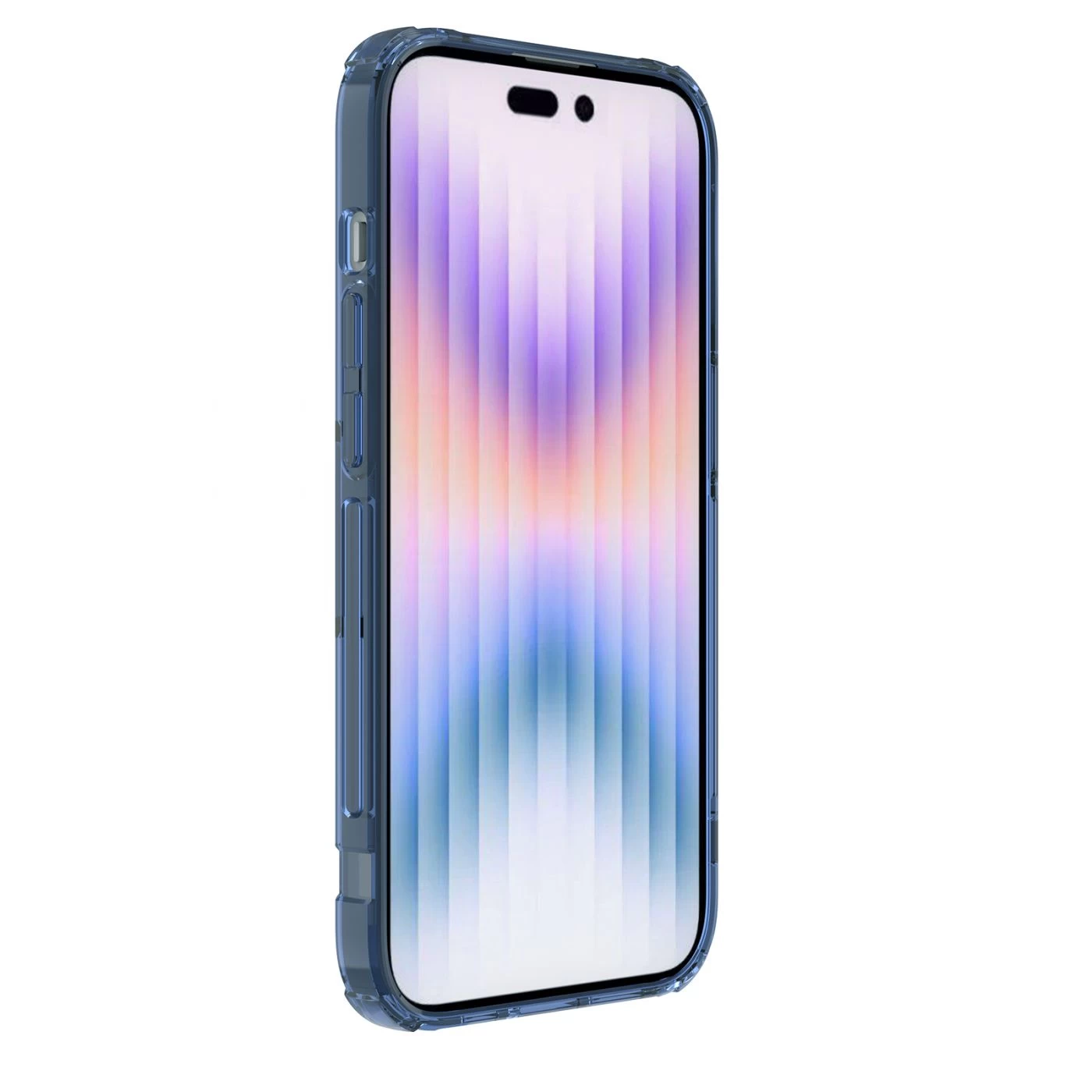 Apple iPhone 14 Pro dėklas skaidrus mėlynas Nillkin TPU