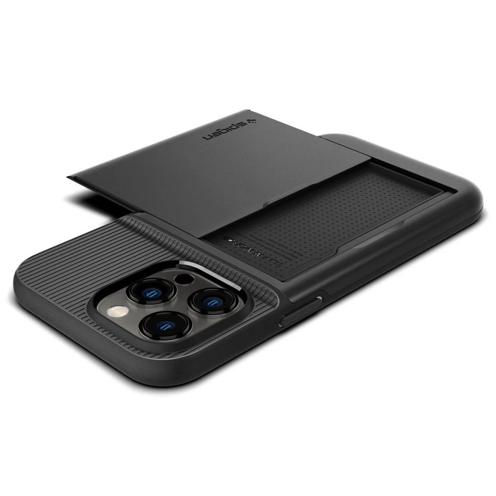 Apple iPhone 14 Pro ümbris must SPIGEN SLIM ARMOR CS