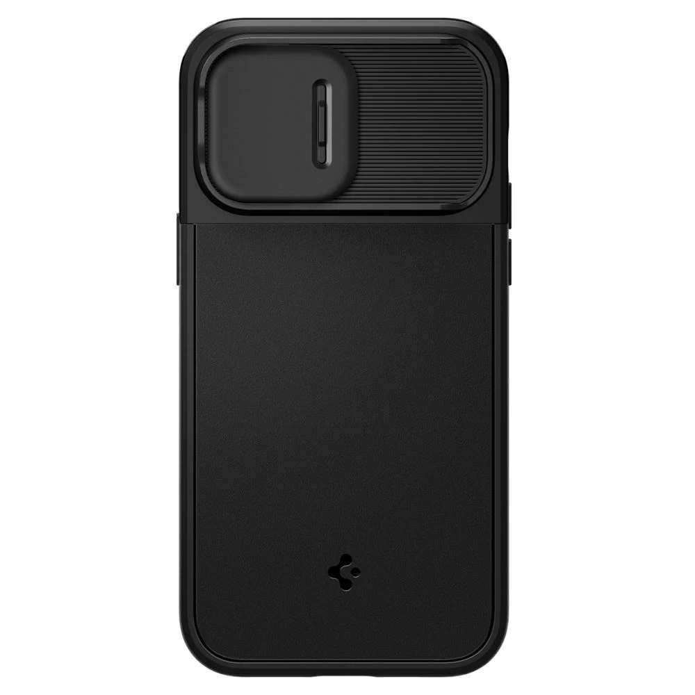 Apple iPhone 14 Pro ümbris must SPIGEN OPTIK ARMOR MAG MAGSAFE
