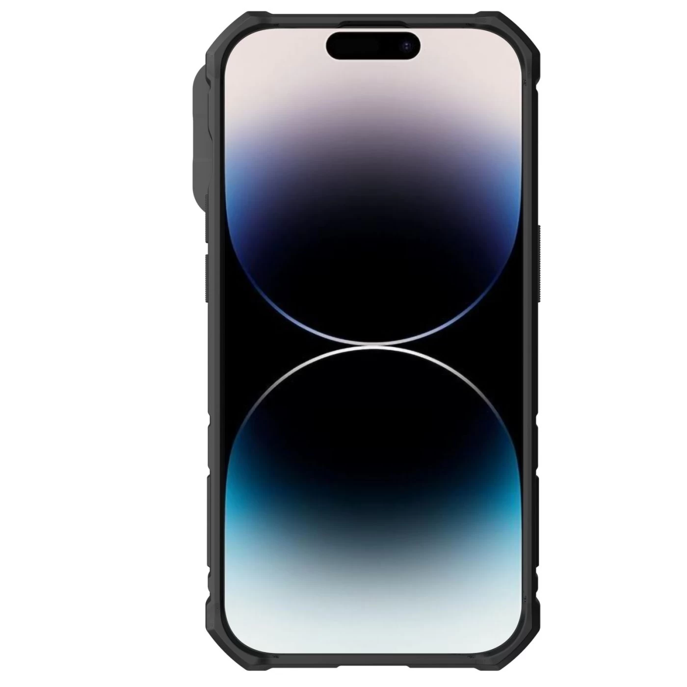 Apple iPhone 14 Pro ümbris must Nillkin CamShield Armor Magnetic