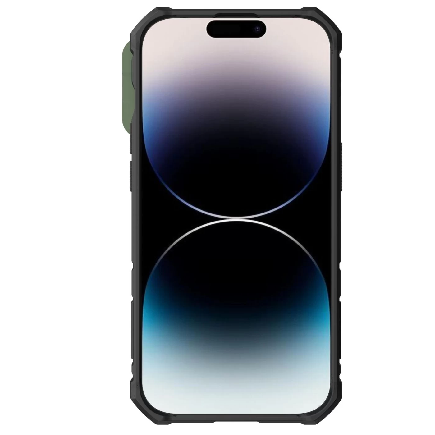 Apple iPhone 14 Pro ümbris roheline Nillkin CamShield Armor Magnetic