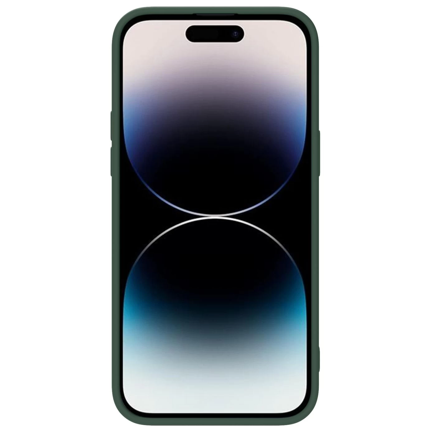 Apple iPhone 14 Pro case green Nillkin CamShield Silky Magnetic Silicone