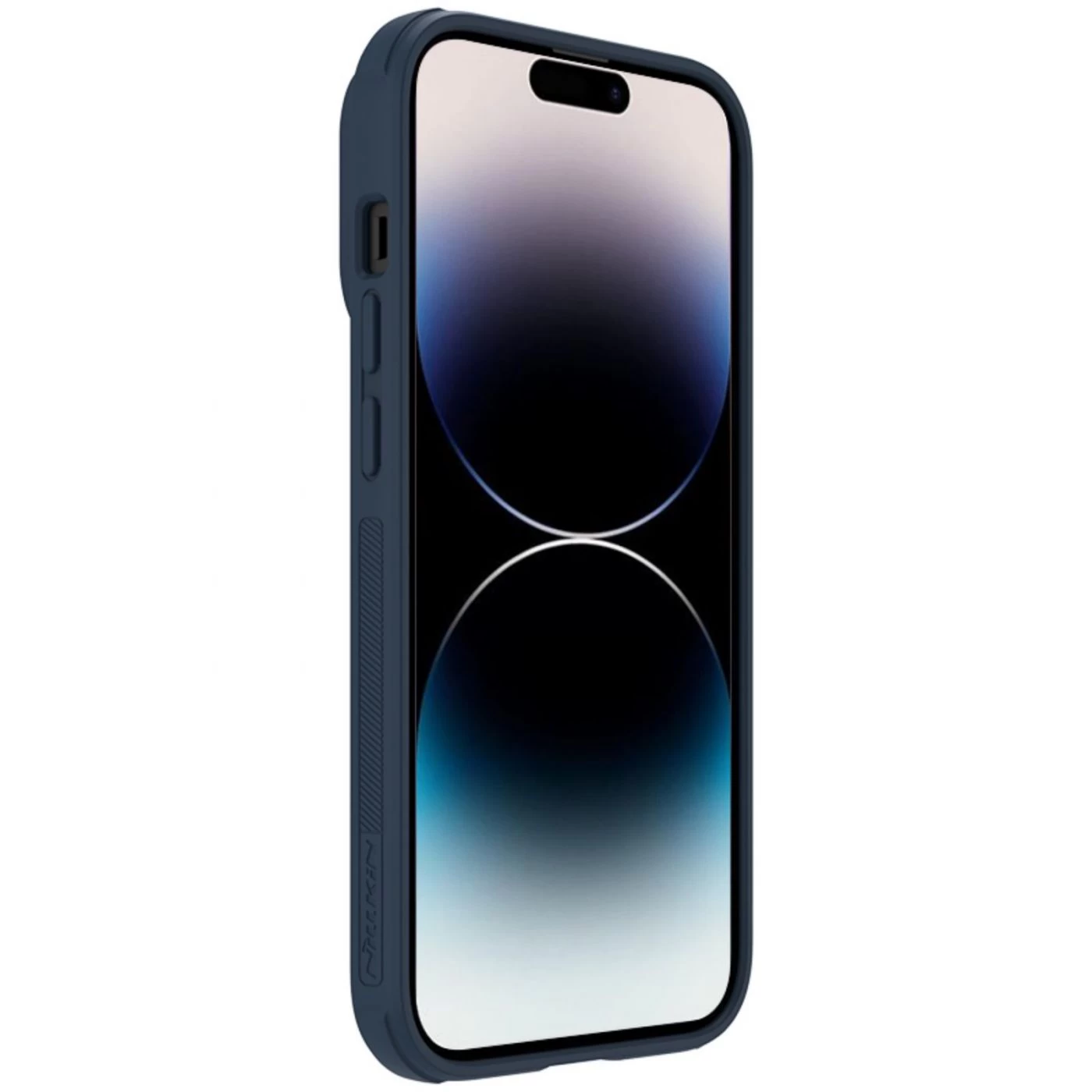 Apple iPhone 14 Pro dėklas mėlyna Nillkin Textured S Magnetic