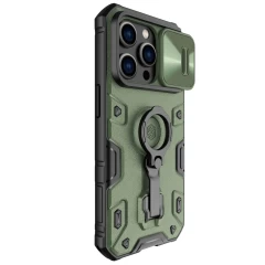 Apple iPhone 14 Pro ümbris roheline Nillkin CamShield Armor Magnetic