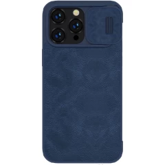 Apple iPhone 14 Pro kaaned sinine Nillkin Qin Leather