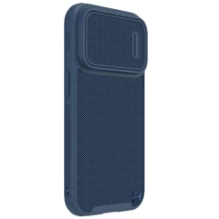 Apple iPhone 14 Pro dėklas mėlyna Nillkin Textured  S Magnetic