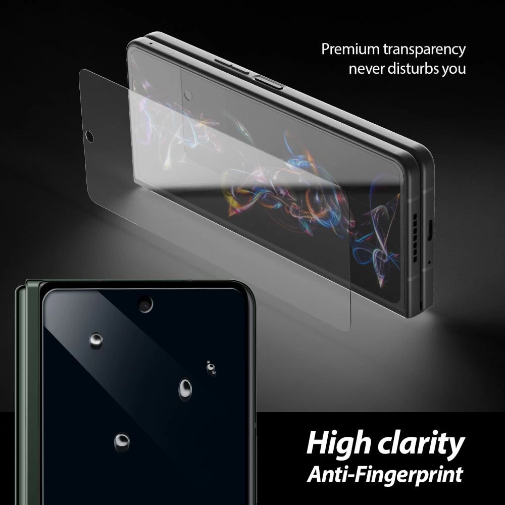 Samsung Galaxy Z Fold 4 5G skärmskydd  WHITESTONE Dome Glass (2-pack)