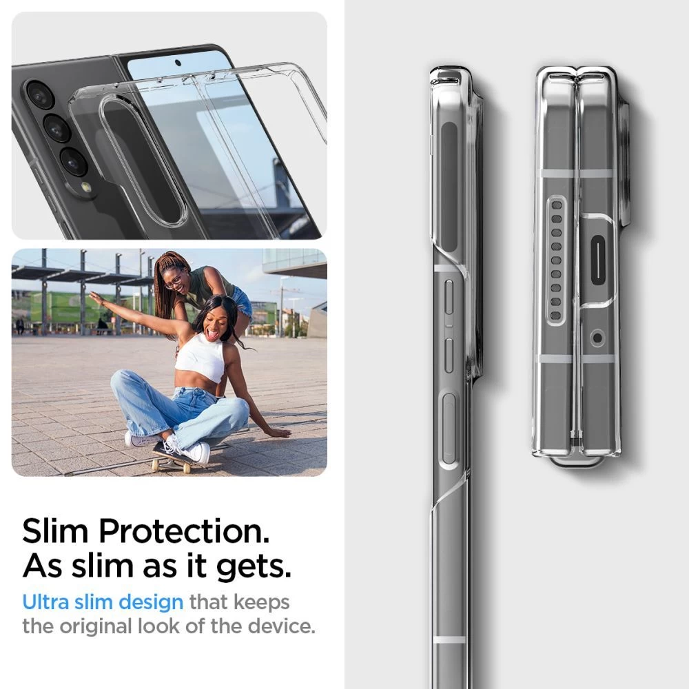 Samsung Galaxy Z Fold 4 5G ümbris läbipaistev SPIGEN Airskin