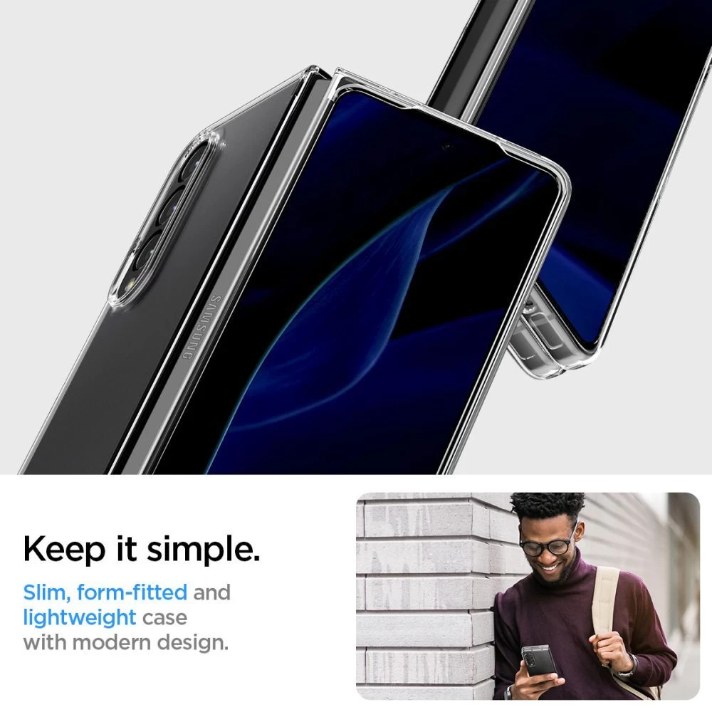 Samsung Galaxy Z Fold 4 5G ümbris läbipaistev SPIGEN Airskin