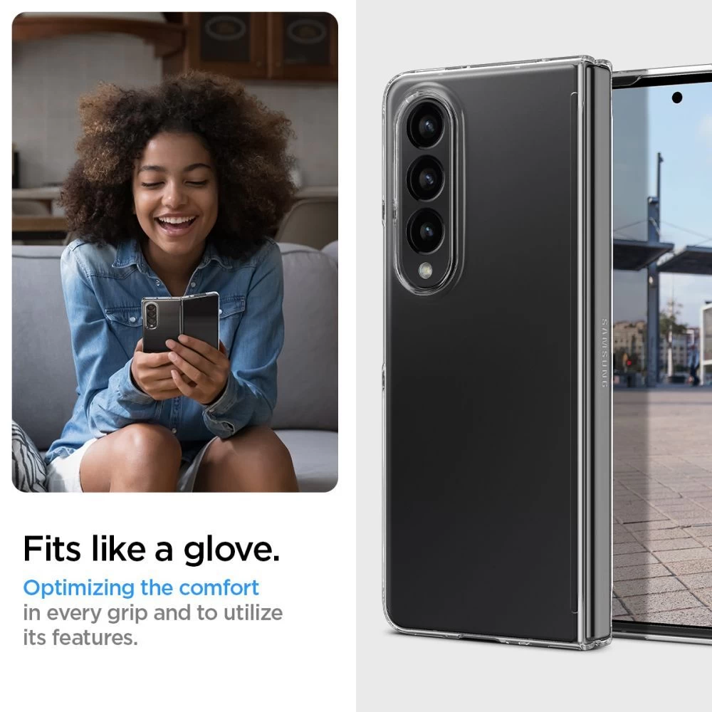 Samsung Galaxy Z Fold 4 5G ümbris läbipaistev SPIGEN Airskin