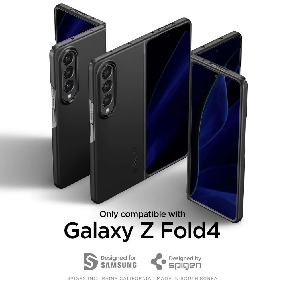 Samsung Galaxy Z Fold 4 5G ümbris must SPIGEN Airskin