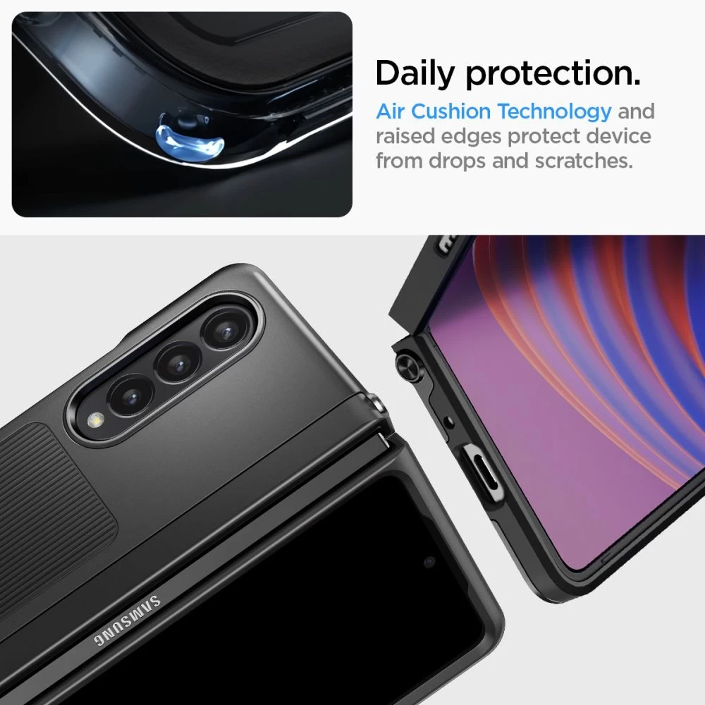 Samsung Galaxy Z Fold 4 5G case black SPIGEN NEO HYBRID S