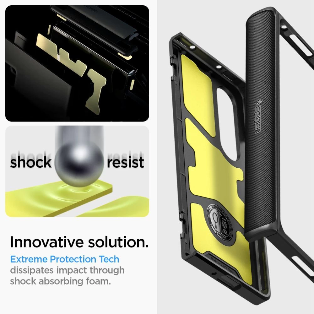 Samsung Galaxy Z Fold 4 5G ümbris must SPIGEN SLIM ARMOR PRO