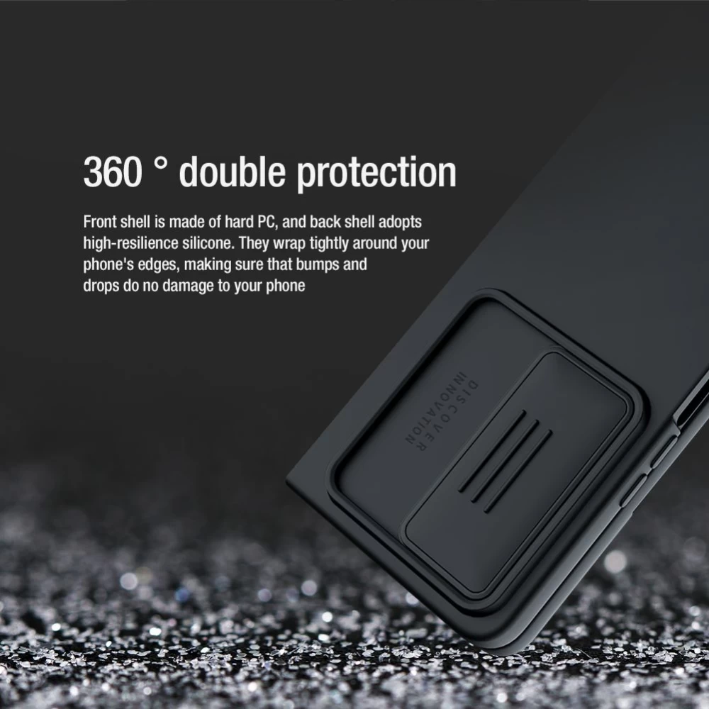 Samsung Galaxy Z Fold 4 5G ümbris roheline Nillkin CamShield Silky Silicon