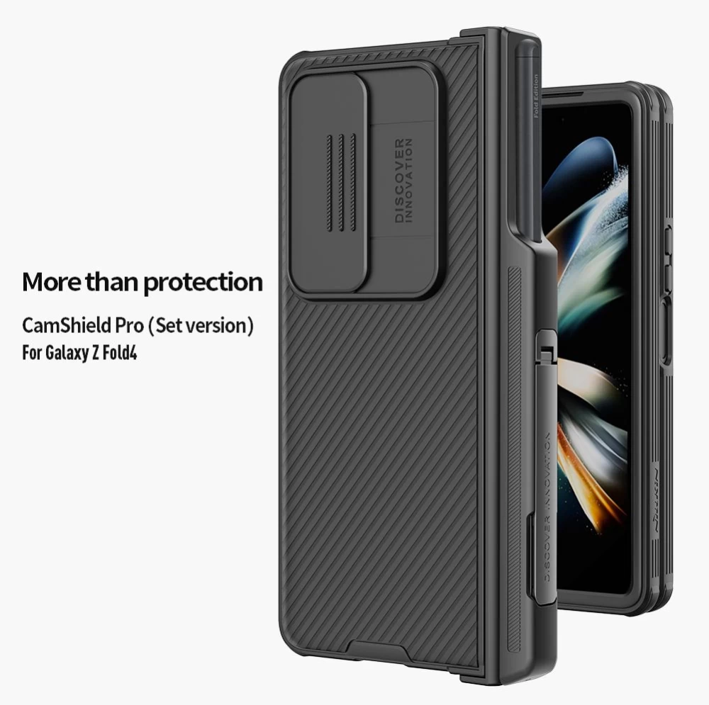 Samsung Galaxy Z Fold 4 5G ümbris roheline NILLKIN CAMSHIELD PRO (Suit Edition)