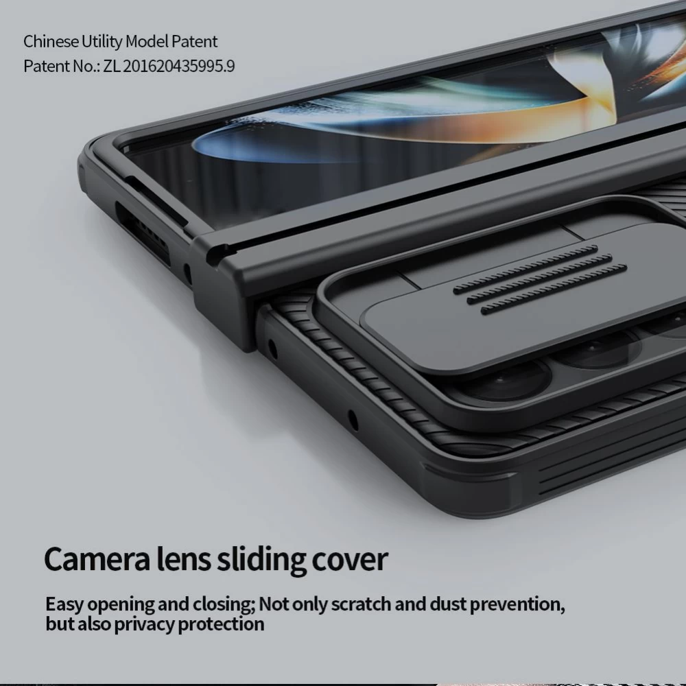 Samsung Galaxy Z Fold 4 5G ümbris sinine NILLKIN CAMSHIELD PRO (General version)