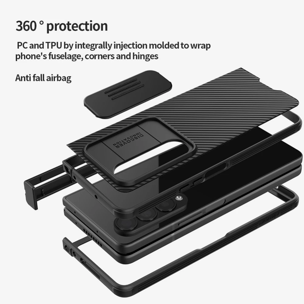 Samsung Galaxy Z Fold 4 5G ümbris sinine NILLKIN CAMSHIELD PRO (General version)