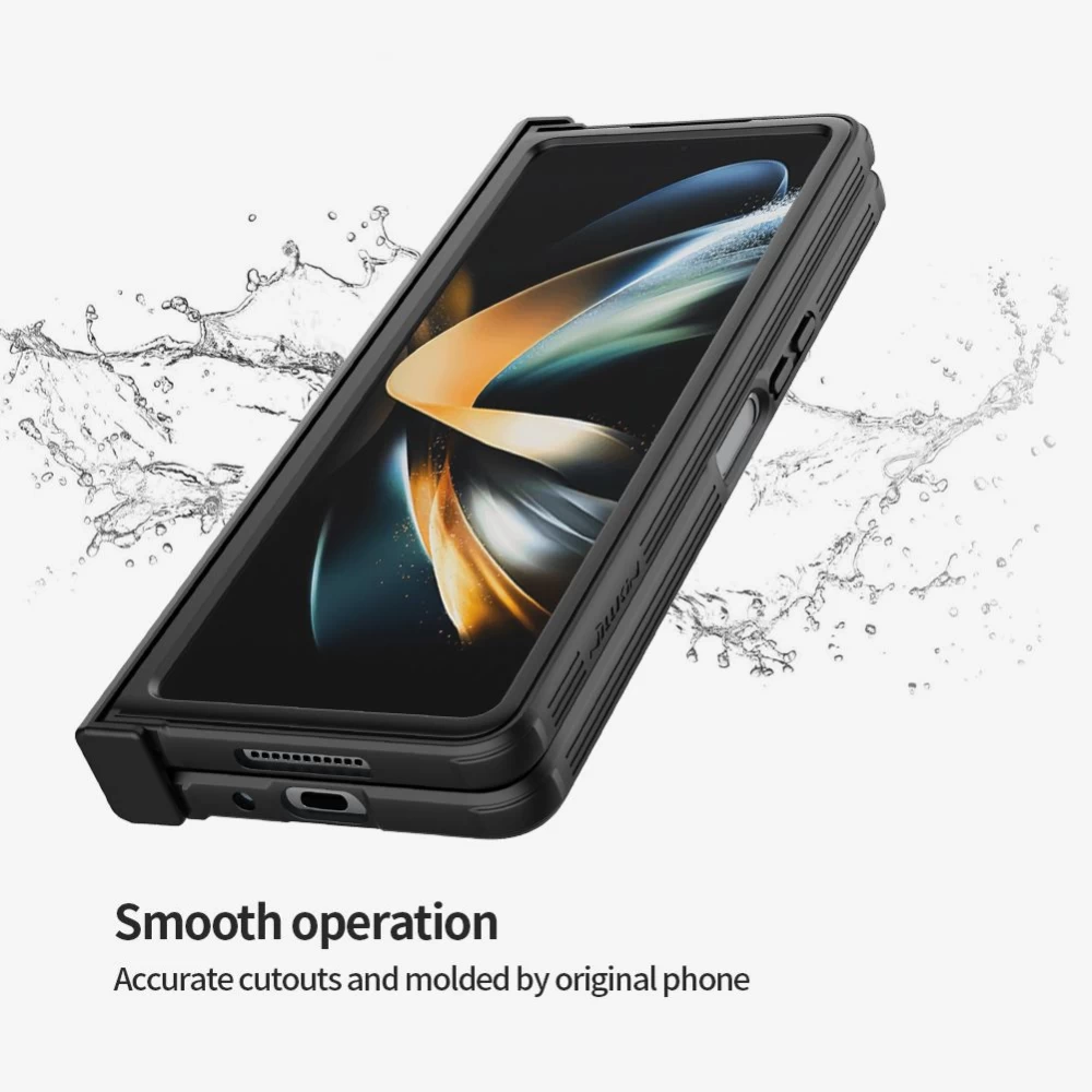 Samsung Galaxy Z Fold 4 5G ümbris sinine NILLKIN CAMSHIELD PRO (General version)