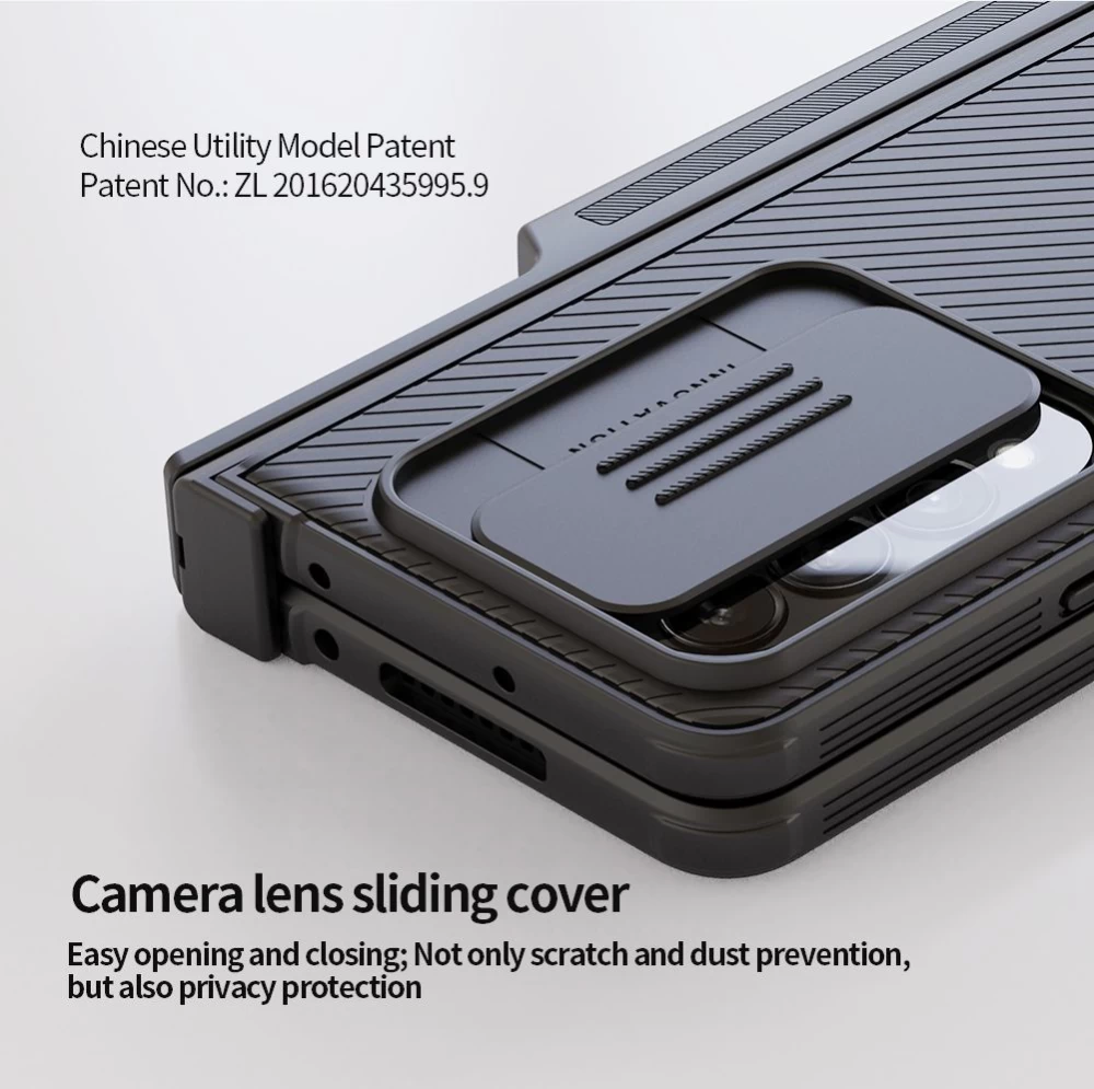 Samsung Galaxy Z Fold 4 5G ümbris sinine NILLKIN CAMSHIELD PRO (Set version)